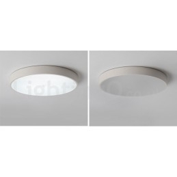 Luzes de teto embutidas ultrafinas, modernas, contemporâneas e reguláveis, estilo nórdico, com cúpula de acrílico e controle remoto, também podem ser usadas como luz de parede