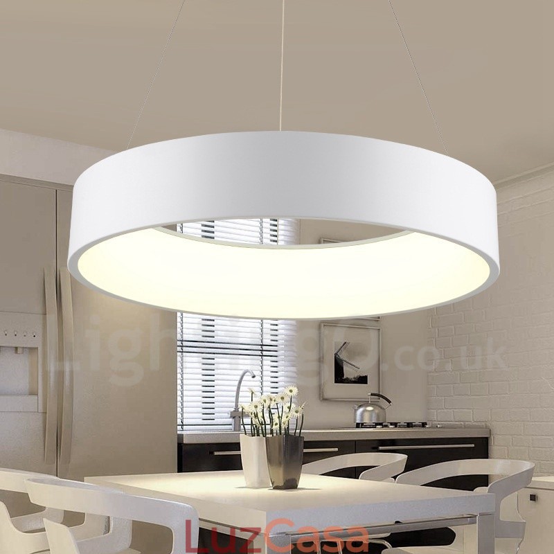 Luminárias de teto pendentes estilo nórdico moderno e contemporâneo com controle remoto regulável