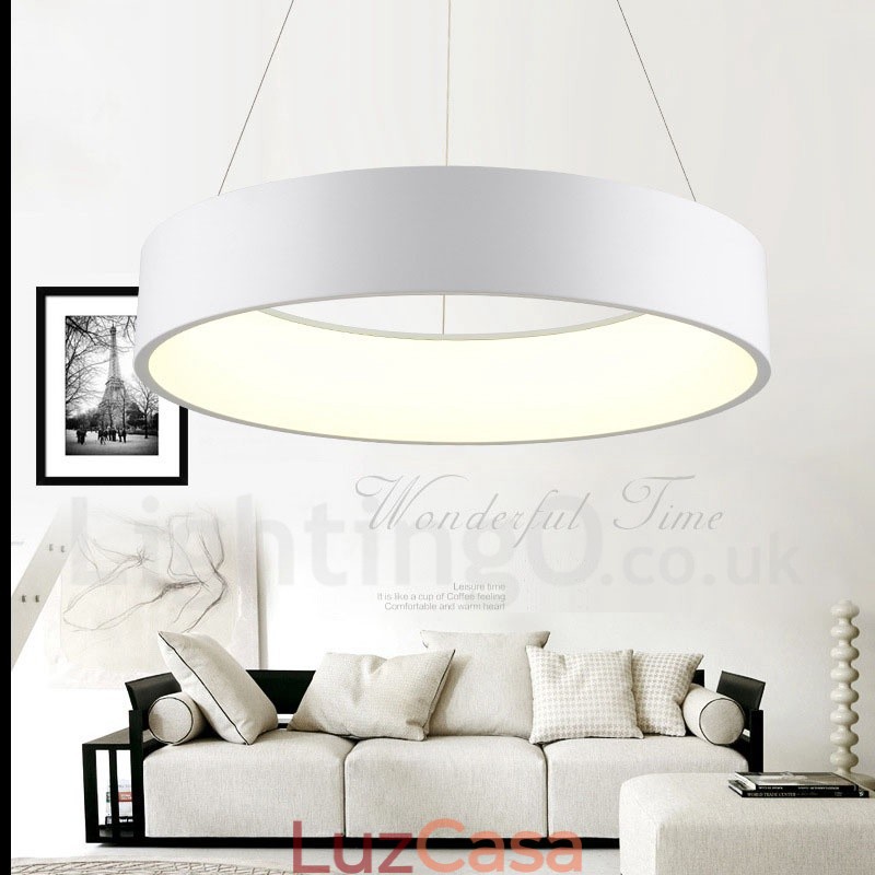 Luminárias de teto pendentes estilo nórdico moderno e contemporâneo com controle remoto regulável