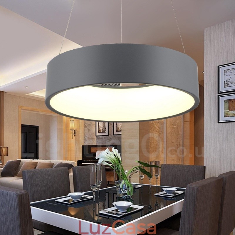 Luminárias de teto pendentes estilo nórdico moderno e contemporâneo com controle remoto regulável