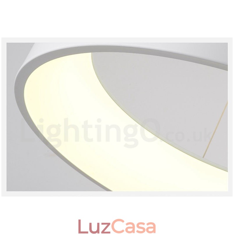 Luminárias de teto pendentes estilo nórdico moderno e contemporâneo com controle remoto regulável
