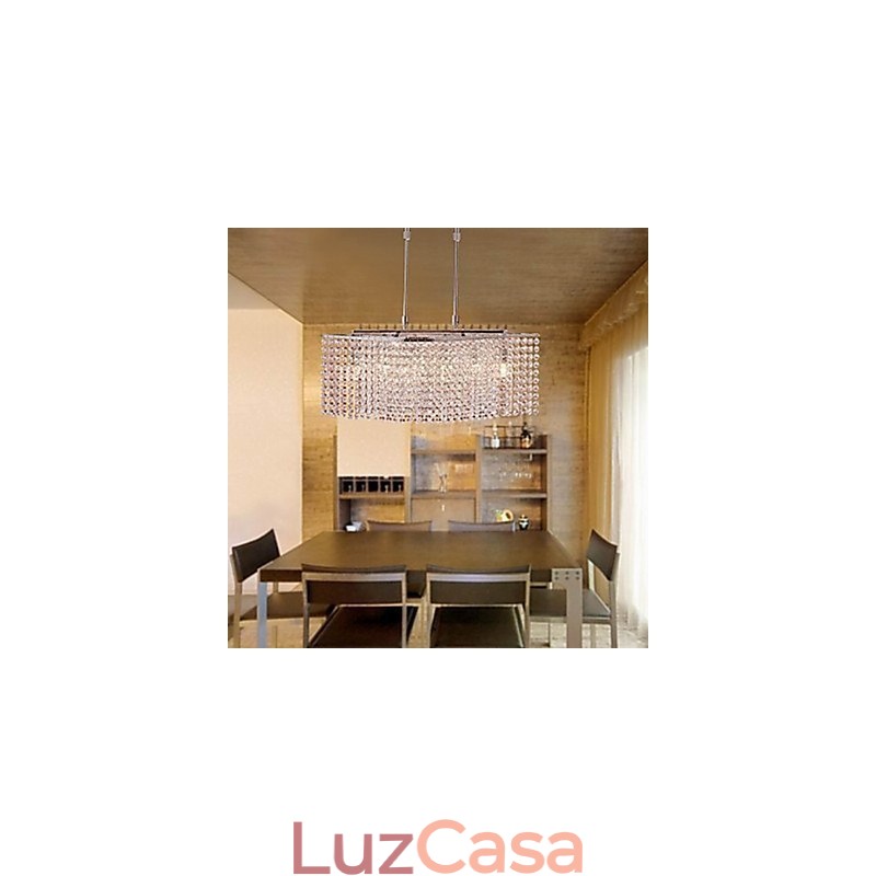 Lustre de Cristal Moderno Contemporâneo Cristal