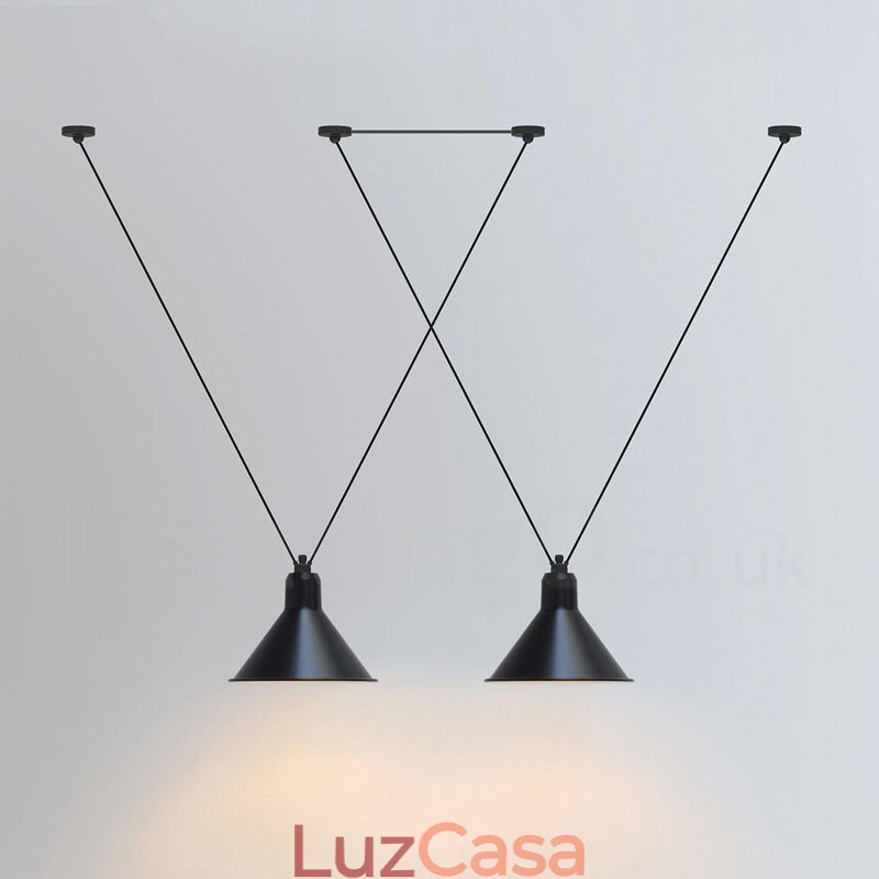 Luminária de teto pendente contemporânea moderna com 3 luzes