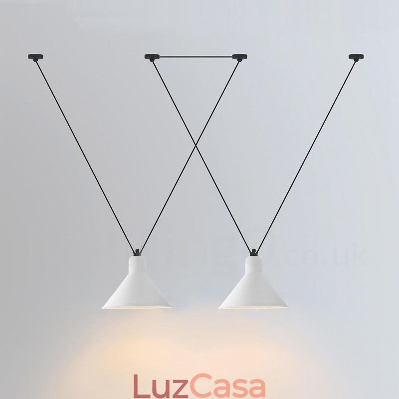 Luminária de teto pendente contemporânea moderna com 3 luzes