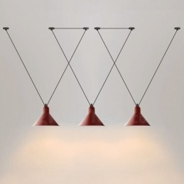 Luminária de teto pendente contemporânea moderna com 3 luzes