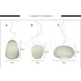 1 Luminária de teto pendente moderna e contemporânea com cúpula de vidro