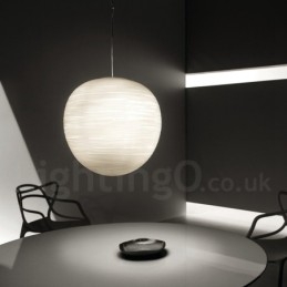 1 Luminária de teto pendente moderna e contemporânea com cúpula de vidro