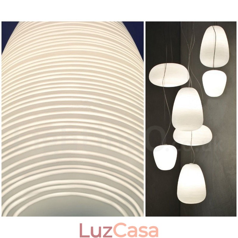 1 Luminária de teto pendente moderna e contemporânea com cúpula de vidro