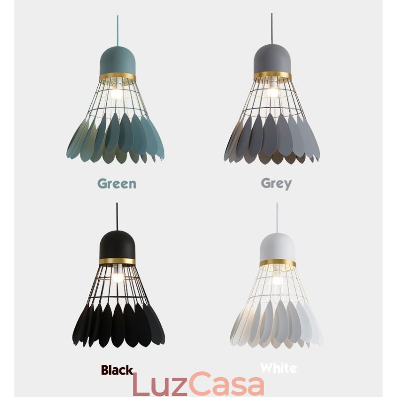 1 Luminária de teto pendente moderna e contemporânea