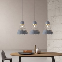 1 Luminária de teto pendente moderna e contemporânea