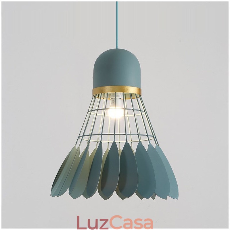 1 Luminária de teto pendente moderna e contemporânea