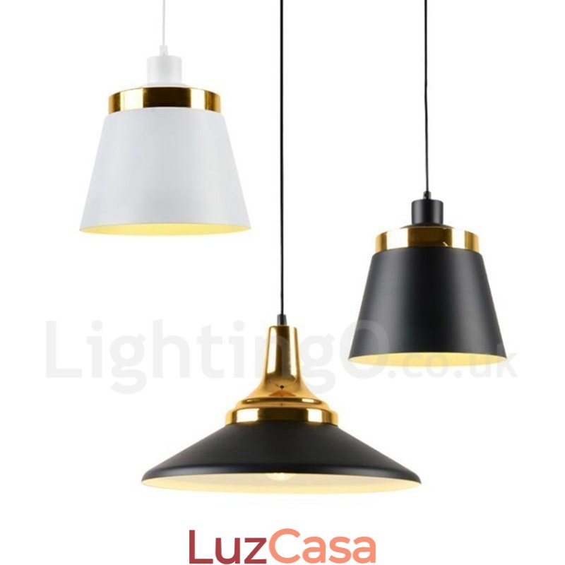1 Luminária de teto pendente moderna e contemporânea