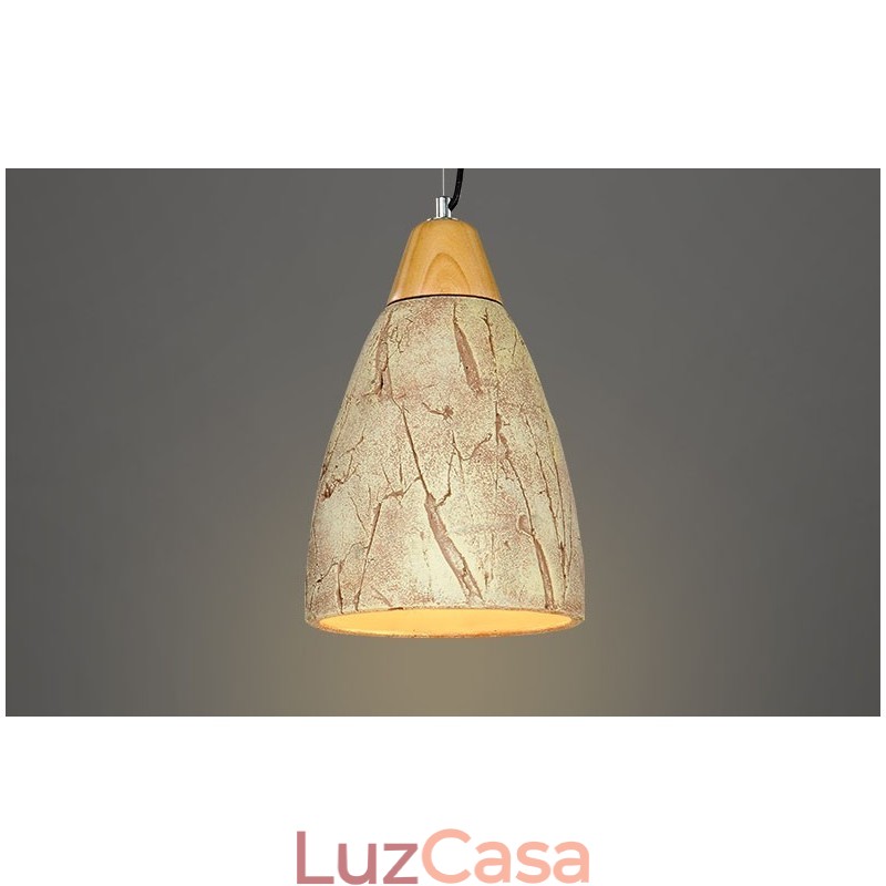 1 luz cimento moderno contemporâneo pingente luz teto lâmpada