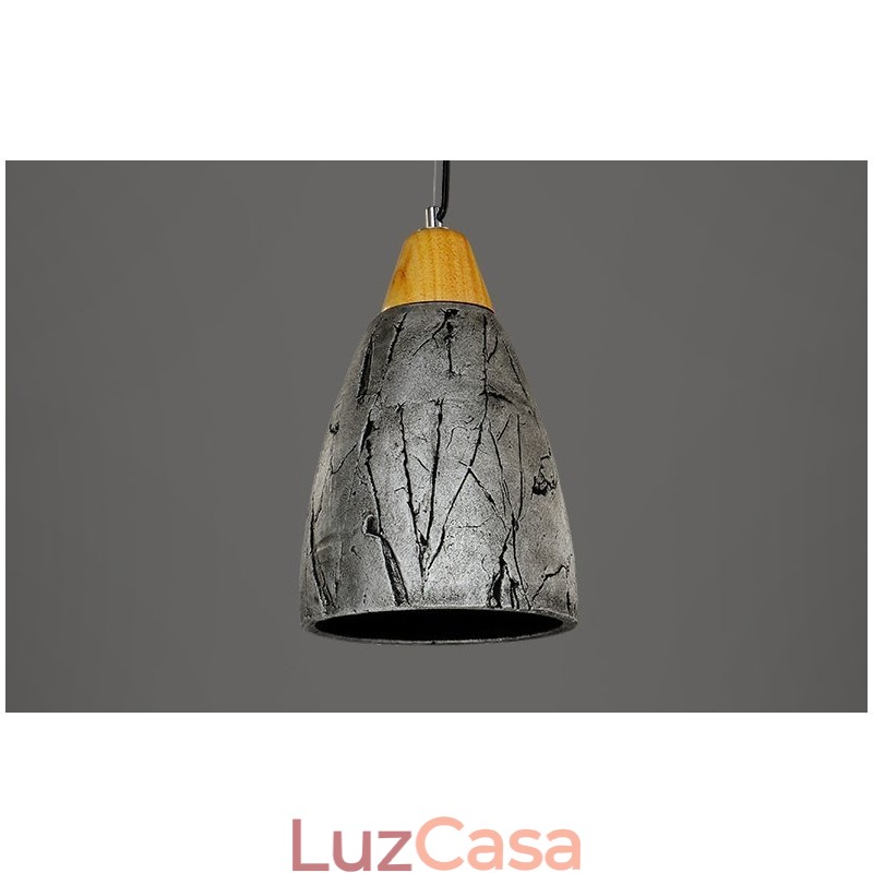 1 luz cimento moderno contemporâneo pingente luz teto lâmpada