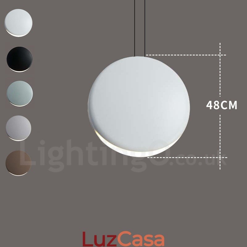 1 luz cimento moderno contemporâneo pingente luz teto lâmpada