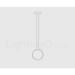 1 luz cimento moderno contemporâneo pingente luz teto lâmpada