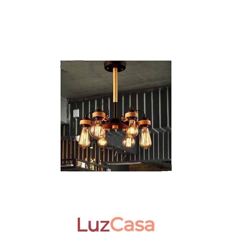 Lâmpadas de estúdio e lanternas American Retro Ceiling 6