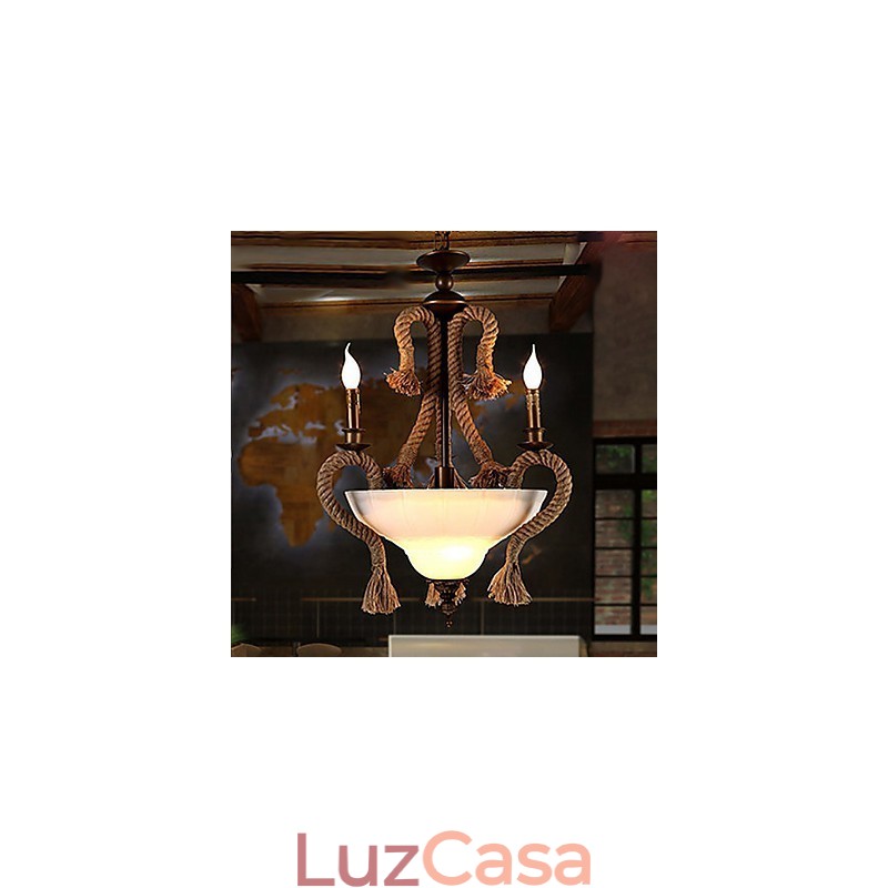 Lustre Mini Estilo Moderno Contemporâneo Metal