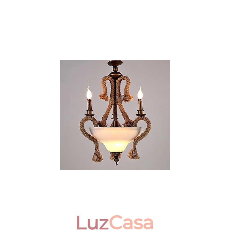 Lustre Mini Estilo Moderno Contemporâneo Metal