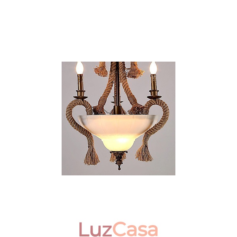 Lustre Mini Estilo Moderno Contemporâneo Metal