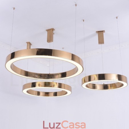 Luminária pendente moderna contemporânea de aço com 1 luz e cúpula de acrílico Luminária pendente moderna contemporânea de aço com 1 luz e cúpula de acrílico