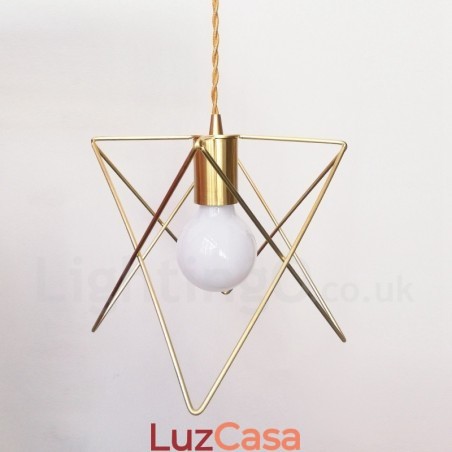 Luminária pendente moderna contemporânea de aço com 1 luz e abajur Luminária pendente moderna contemporânea de aço com 1 luz e abajur