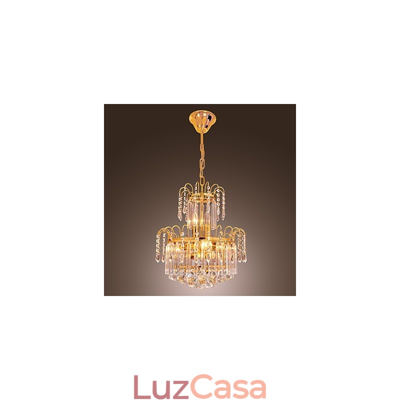 Lustre de Cristal de Luxo com 7 Luzes