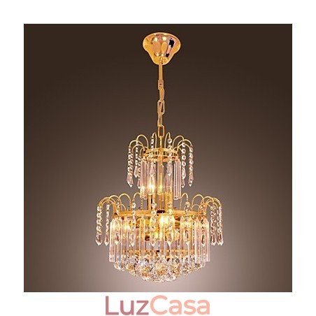 Lustre de Cristal de Luxo com 7 Luzes Lustre de Cristal de Luxo com 7 Luzes