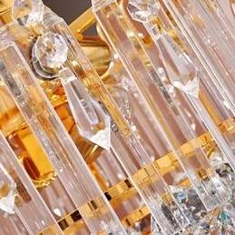 Lustre de Cristal de Luxo com 7 Luzes