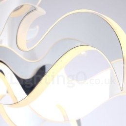 Lustre moderno contemporâneo regulável de aço com 12 luzes e cúpula de acrílico