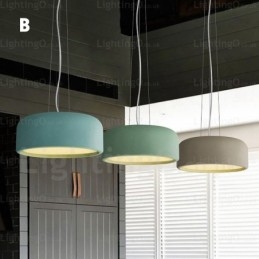 1 Luzes de teto nórdicas com cúpula de acrílico