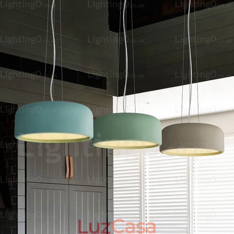 1 Luzes de teto nórdicas com cúpula de acrílico