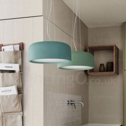 1 Luzes de teto nórdicas com cúpula de acrílico