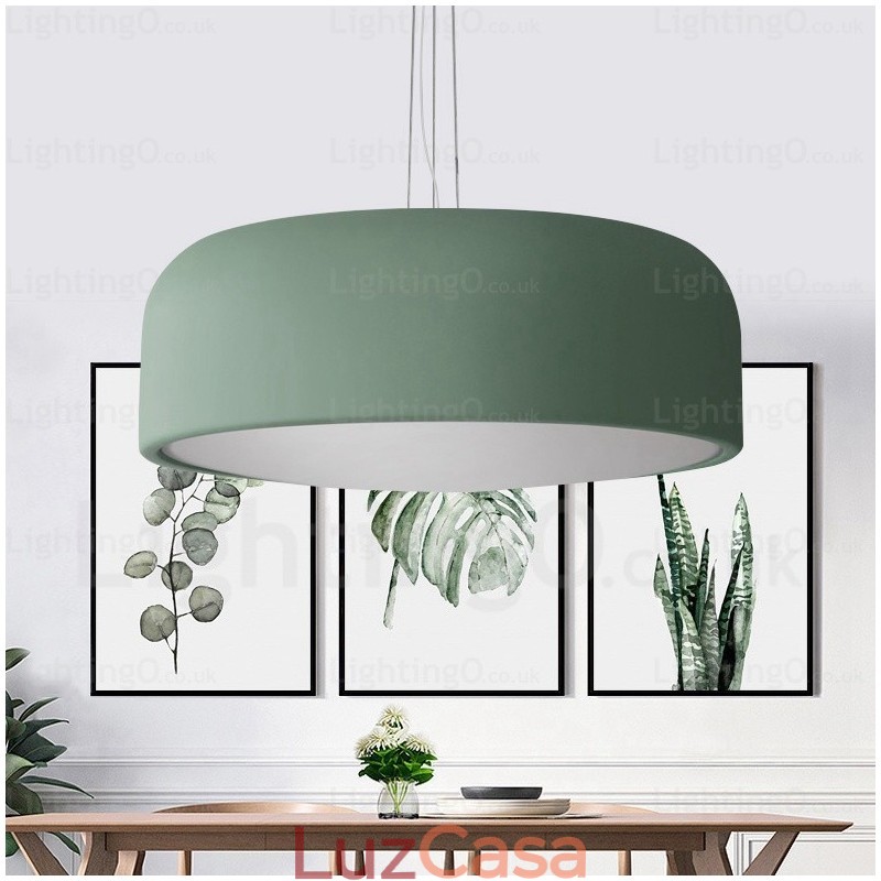 1 Luzes de teto nórdicas com cúpula de acrílico