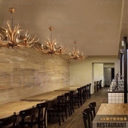 Lustre moderno contemporâneo nórdico rústico de 8 luzes