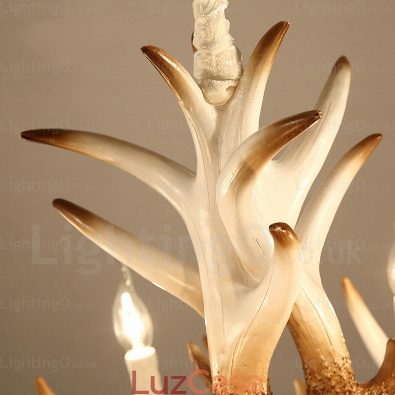 Lustre retrô vintage de 6 luzes