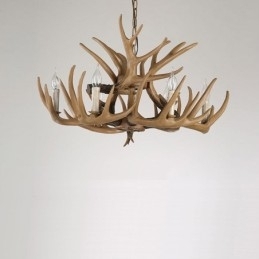 Lustre retrô vintage de 6 luzes