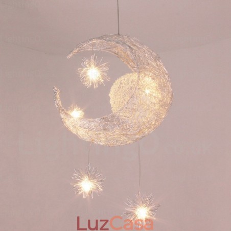Luminária pendente moderna contemporânea de 5 luzes Luminária pendente moderna contemporânea de 5 luzes
