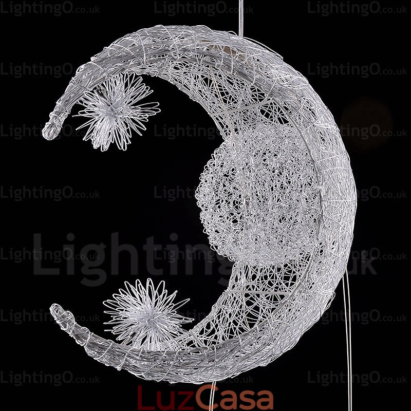 Luminária pendente moderna contemporânea de 5 luzes