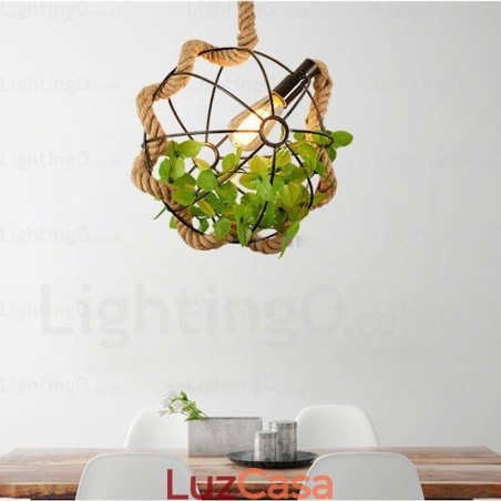 1 Luz Country Rústico Vintage Retro Pendente Luz 1 Luz Country Rústico Vintage Retro Pendente Luz