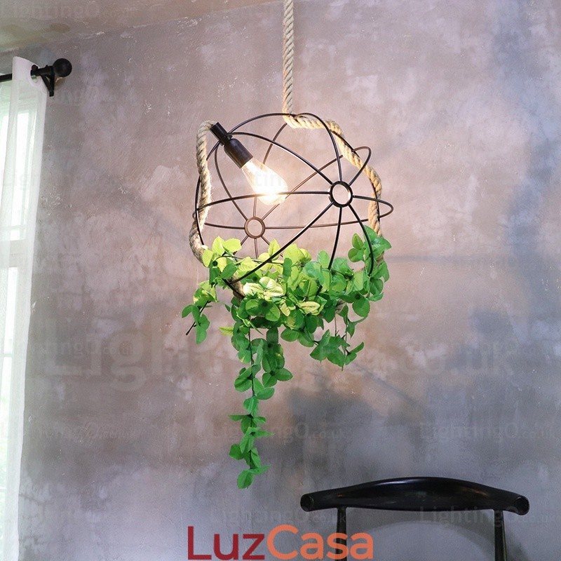 1 Luz Country Rústico Vintage Retro Pendente Luz