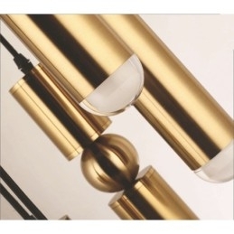 1 luz moderna contemporânea pendente com sombra de acrílico