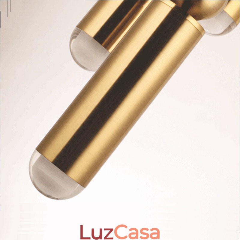 1 luz moderna contemporânea pendente com sombra de acrílico