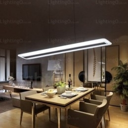 1 luz moderna contemporânea pendente com sombra de acrílico