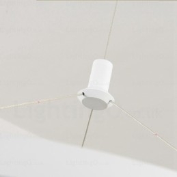 Luminária pendente moderna contemporânea de 2 luzes com cúpula de acrílico