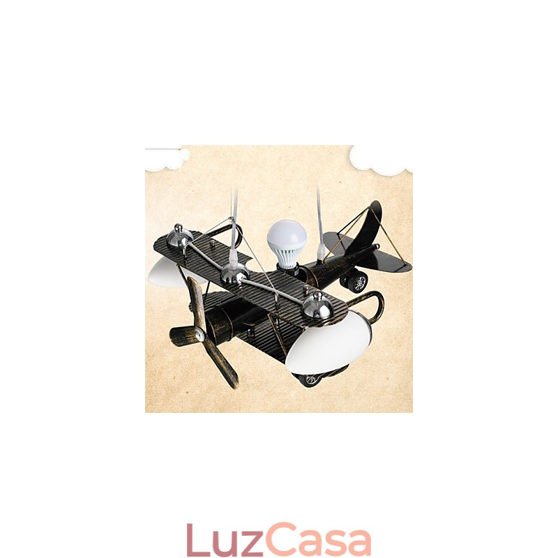 Lâmpada infantil Lâmpadas de avião E lanternas lâmpada Menino Desenho animado iluminação