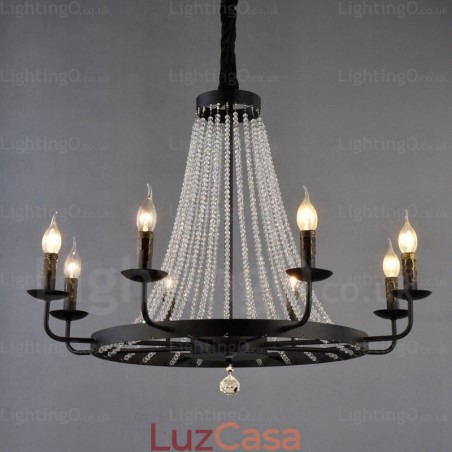 Luminária pendente nórdica de 8 luzes Luminária pendente nórdica de 8 luzes