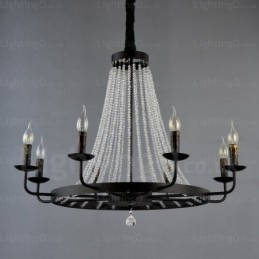 Luminária pendente nórdica de 8 luzes