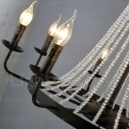 Luminária pendente nórdica de 8 luzes