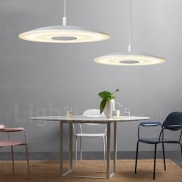 1 luz moderna contemporânea pendente com cúpula de vidro